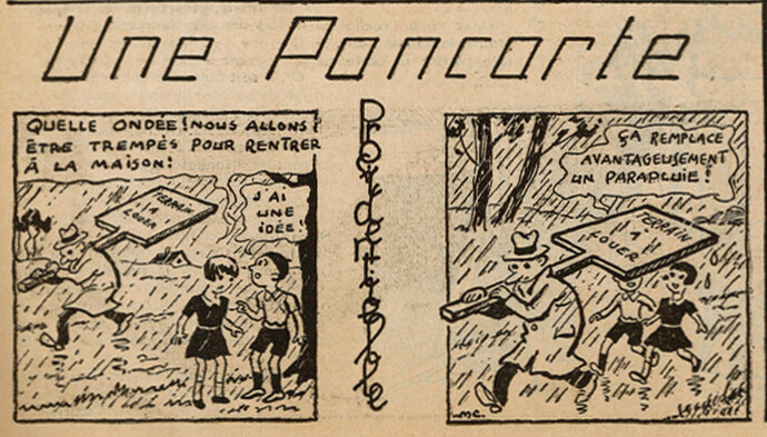 Ames Vaillantes 1939 - n°1 - page 3 - La pancarte - 5 janvier 1939