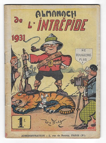 Almanach de l'Intrépide 1931 - couverture