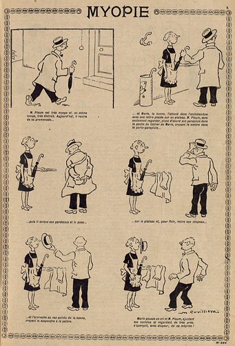 Lisette 1928 - n°339 - page 5 - Myopie - 8 janvier 1928