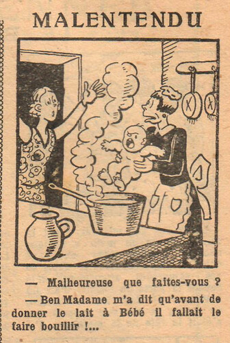 Fillette 1932 - n°1287 - page 13 - Malentendu - 20 novembre 1932