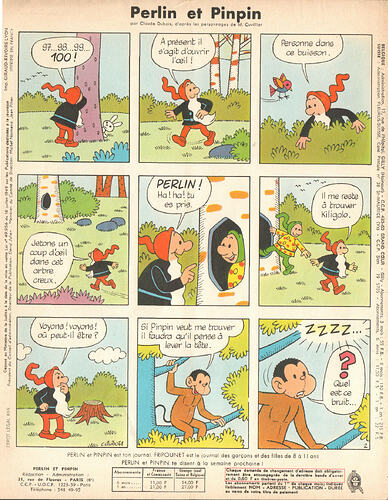 Perlin et Pinpin n°23 du jeudi 8 juin 1967