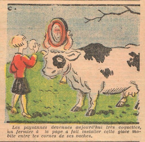 Almanach National 1932 - 5 - Samedi 5 mars 1932 - Les paysannes devenues aujourd'hui très coquettes