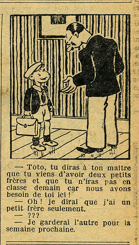 Cri-Cri 1934 - n°821 - page 11 - Dessin sans titre - 21 juin 1934