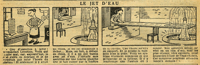 Fillette 1933 - n°1336 - page 6 - Le jet d'eau - 29 octobre 1933