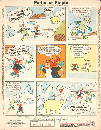 Perlin et Pinpin n°50 du jeudi 15 décembre 1966