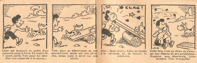 Coeurs Vaillants 1937 - n°8 - pages 4 et 5 - Histoire sans titre - 21 février 1937