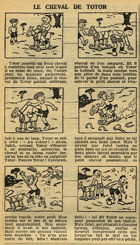 Cri-Cri 1935 - n°853 - page 11 - Le cheval de Totor - 31 janvier 1935