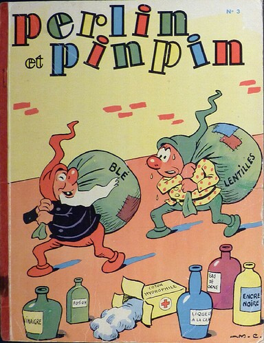 Reliure Perlin et Pinpin 1957 - n°3 - du n°23 au n°30