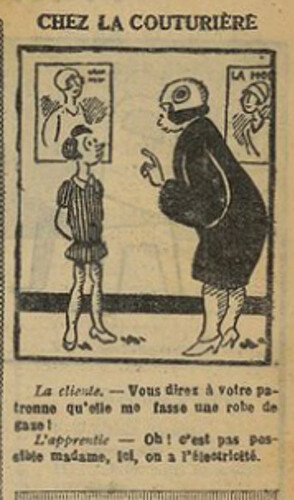 Fillette 1931 - n°1200 - page 11 - Chez la couturière - 22 mars 1931