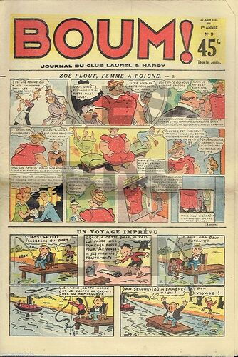 Cuvillier dans BOUM n°9 du 12 août 1937