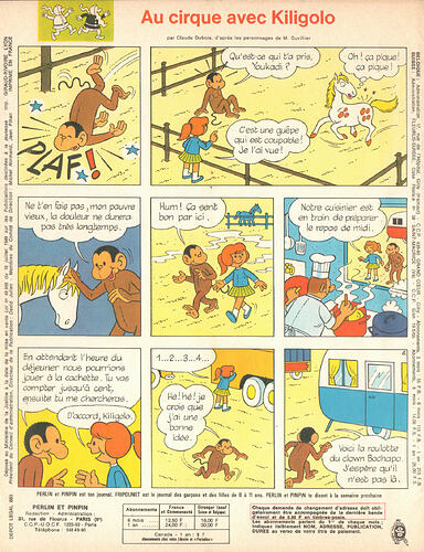 Perlin et Pinpin n°49 du jeudi 5 décembre 1968