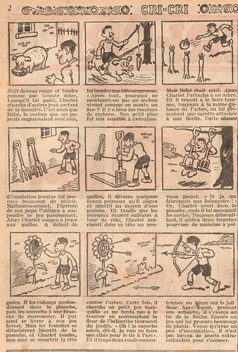 Cri-Cri 1932 - n°729 - page 2 - Charlot en vacances - 15 septembre 1932