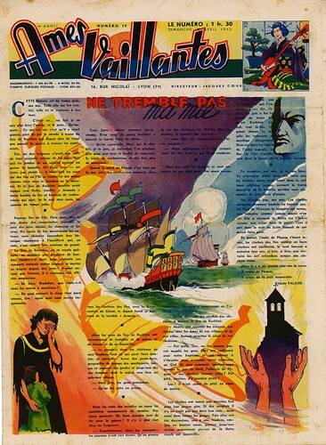 Ames Vaillantes 1943 - n°17 - 25 avril 1943 - page 1