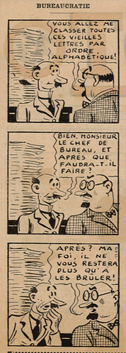 Pierrot 1936 - n°37 - page 2 - Bureaucratie - 13 septembre 1936