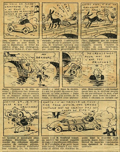 Cri-Cri 1936 - n°909 - page 2 - L'auto-Baby de M. TEUFTEUF - 27 février 1936