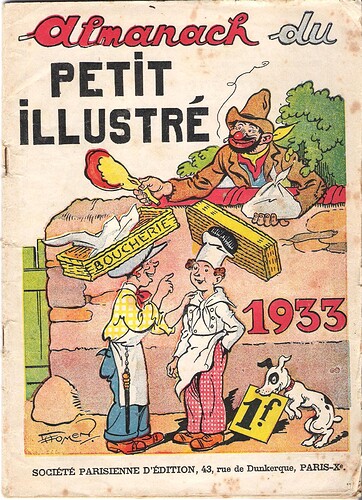 Almanach du Petit Illustré 1933
