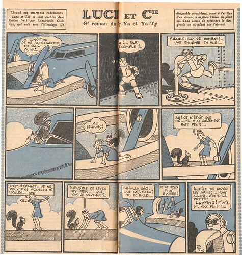 Ames Vaillantes 1938 - n°14 - pages 4 et 5 - Lucie et Cie - 7 avril 1938