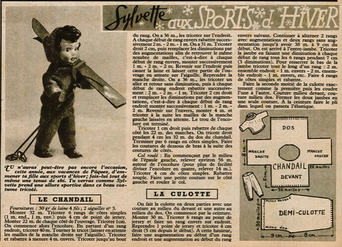 Fripounet et Marisette 1953 - n°11 - Sylvette aux Sports d'Hiver - 15 mars 1953 - page 6