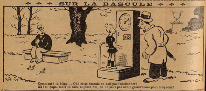 Lisette 1930 - n°34 - page 2 - Sur la balance - 24 août 1930