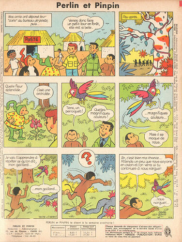 Perlin et Pinpin n°10 du jeudi 11 mars 1965