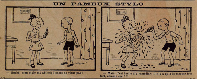 Lisette 1936 - n°46 - page 2 - Un fameux stylo - 15 novembre 1936