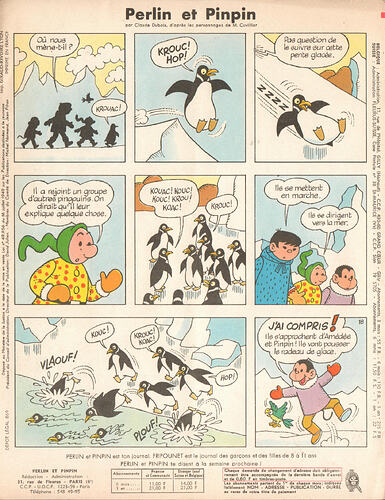 Perlin et Pinpin n°5 du jeudi 2 février 1967