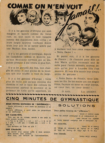 Coeurs Vaillants 1944 - n°17 - 6 août 1944 - page 15