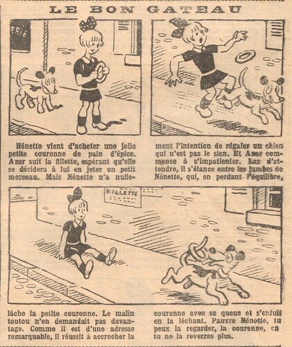 Fillette 1932 - n°1248 - page 11 - Le bon gateau - 21 février 1932