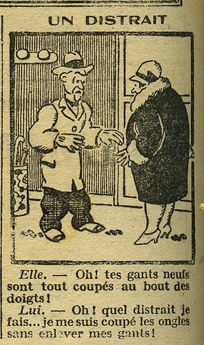 Cri-Cri 1931 - n°675 - page 14 - Un distrait - 3 septembre 1931