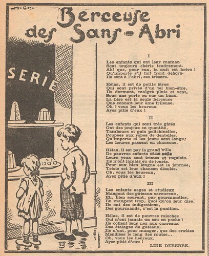 Fillette 1930 - n°1180 - page 4 - Berceuse des sans-abri - 2 novembre 1930