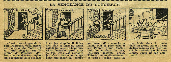 Cri-Cri 1932 - n°710 - page 13 - La vengeance du concierge - 5 mai 1932