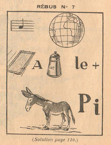 Almanach François 1939 - page 102 - Rébus n°7