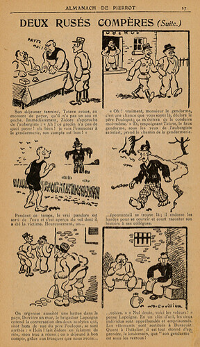 Almanach Pierrot 1931 - page 17 - Deux rusés compères