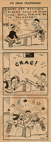 Pierrot 1936 - n°19 - page 2 - Un choc inattendu - 10 mai 1936