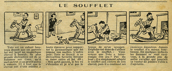 Cri-Cri 1932 - n°694 - page 13 - Le soufflet - 14 janvier 1932
