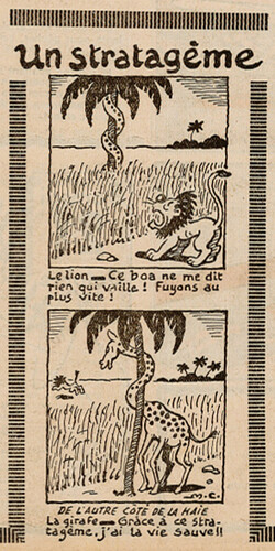 Ames Vaillantes 1939 - n°42 - page 10 - Un stratagème - 19 octobre 1939