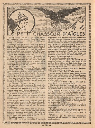 Almanach Cri-Cri 1939 - Le petit chasseur d'aigles - page 28