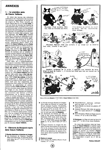 Collectionneur de Bandes Dessinées - n°23 - Octobre 1980 - Annexe - page 16