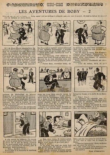 Cri-Cri 1932 - n°727 - page 7 - Les aventures de BOBY (2) - 1er septembre 1932