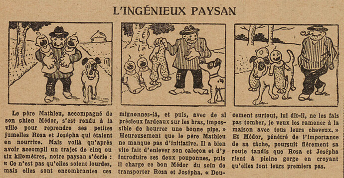 Fillette 1927 - n°987 - page 4 - L'ingénieux paysan - 20 février 1927