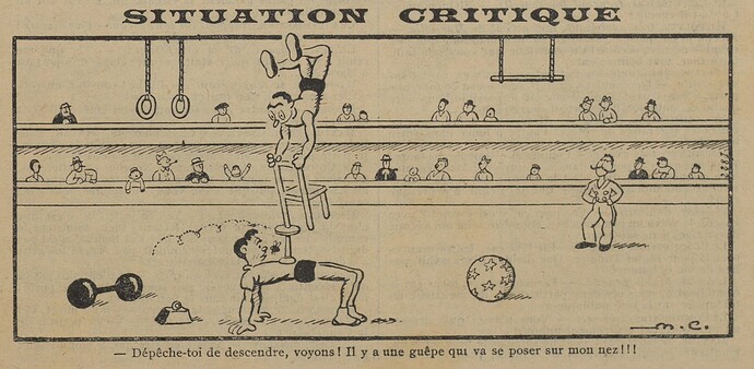 Almanach Guignol 1934 - Situation critique - page 93