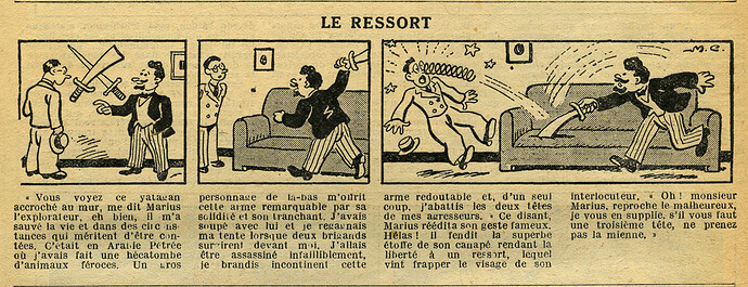 Cri-Cri 1934 - n°800 - page 11 - Le ressort - 25 janvier 1934