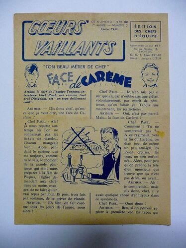 Coeurs Vaillants édition des chefs d'équipe n°2 - février 1944 (1)