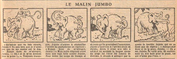 Fillette 1930 - n°1186 - page 11 - Le malin Jumbo - 14 décembre 1930