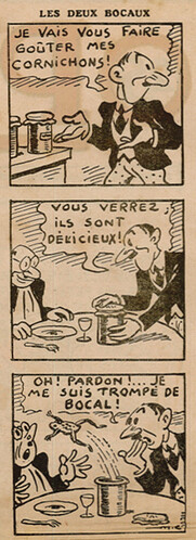 Pierrot 1936 - n°39 - page 2 - Les deux bocaux - 27 septembre 1936