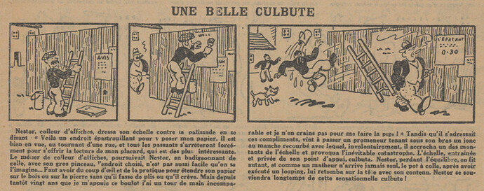 L'Epatant 1931 - n°1176 - page 7 - Une belle culbute - 12 février 1931