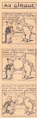 Coeurs Vaillants 1937 - n°33 - page 6 - Au cirque - 15 août 1937