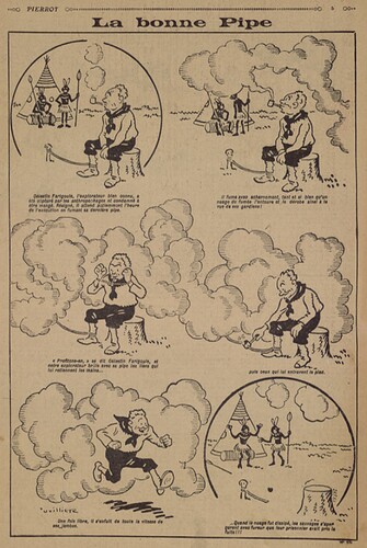 Pierrot 1927 - n°59 - page 5 - La bonne pipe - 6 février 1927