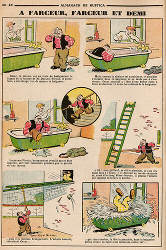 Almanach Rustica 1939 - A farceur, farceur et demi - page 34