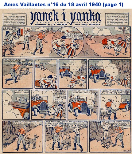 Ames Vaillantes 1940 - n°16 - 18 avril 1940 - page 1 (cadré)